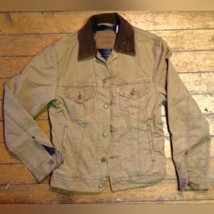 Levi's canvas trucker jacket
